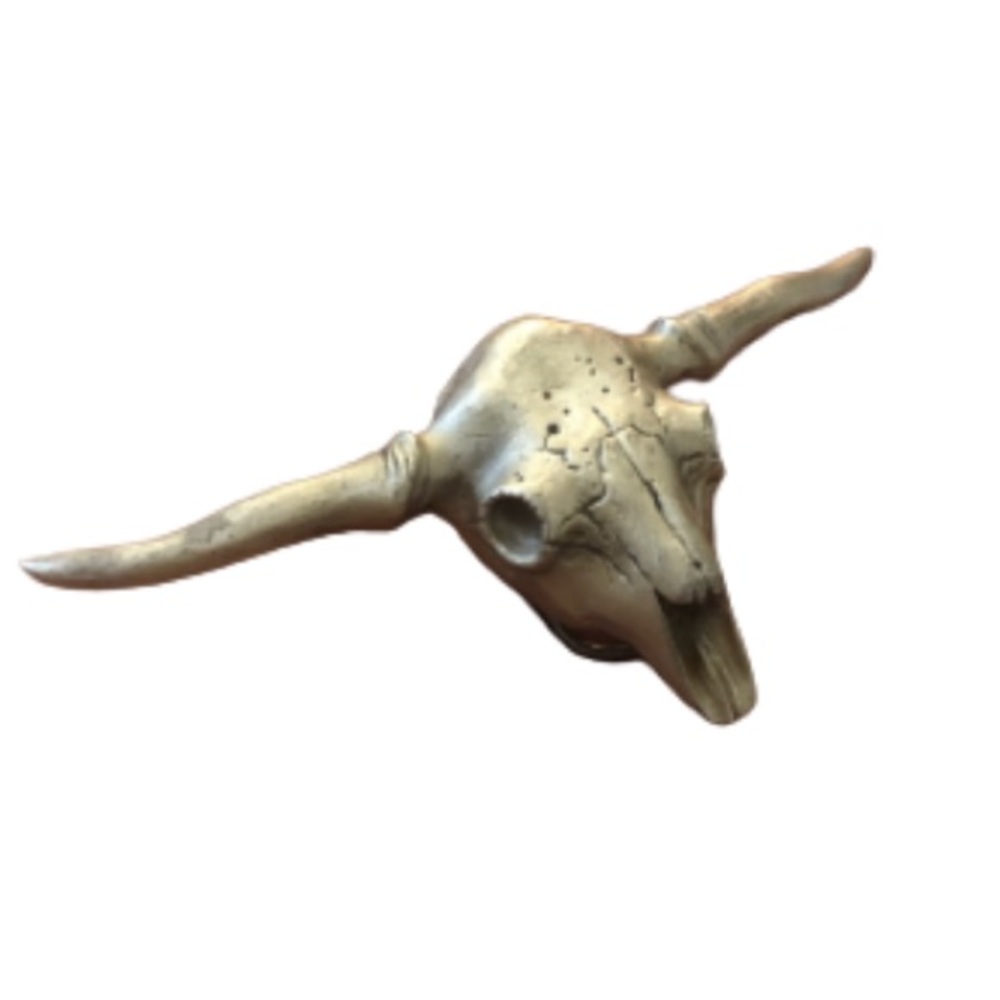 Vintage 1980s Skull Belt Buckle